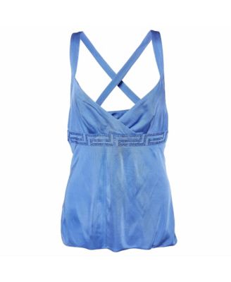 Women's Crystal Greca Embellished Jersey Tank Top