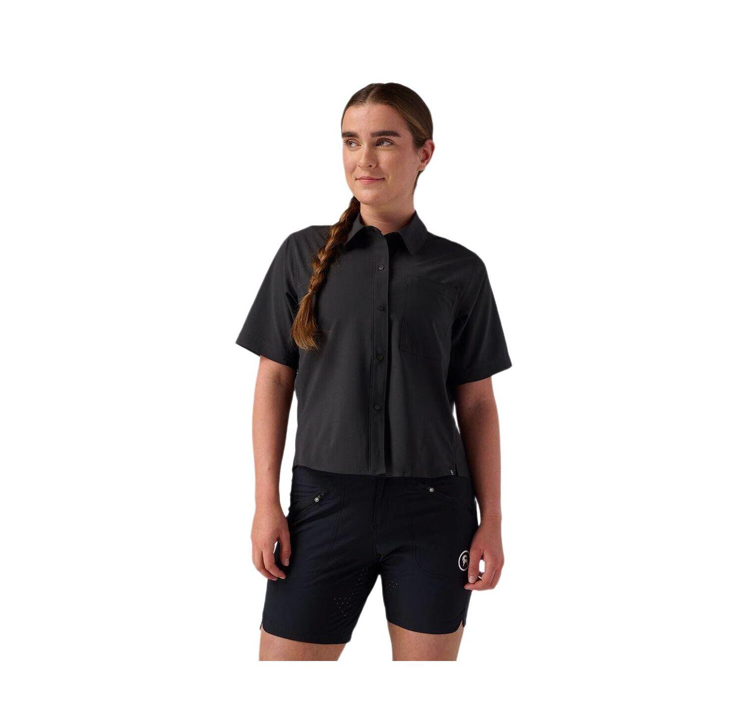 Women's Slickrock Short-Sleeve Button-Up Jersey Mountain Bike Top