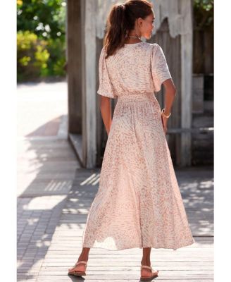macys beige dresses Women's Tan/Beige Maxi Seasonal Formal dress