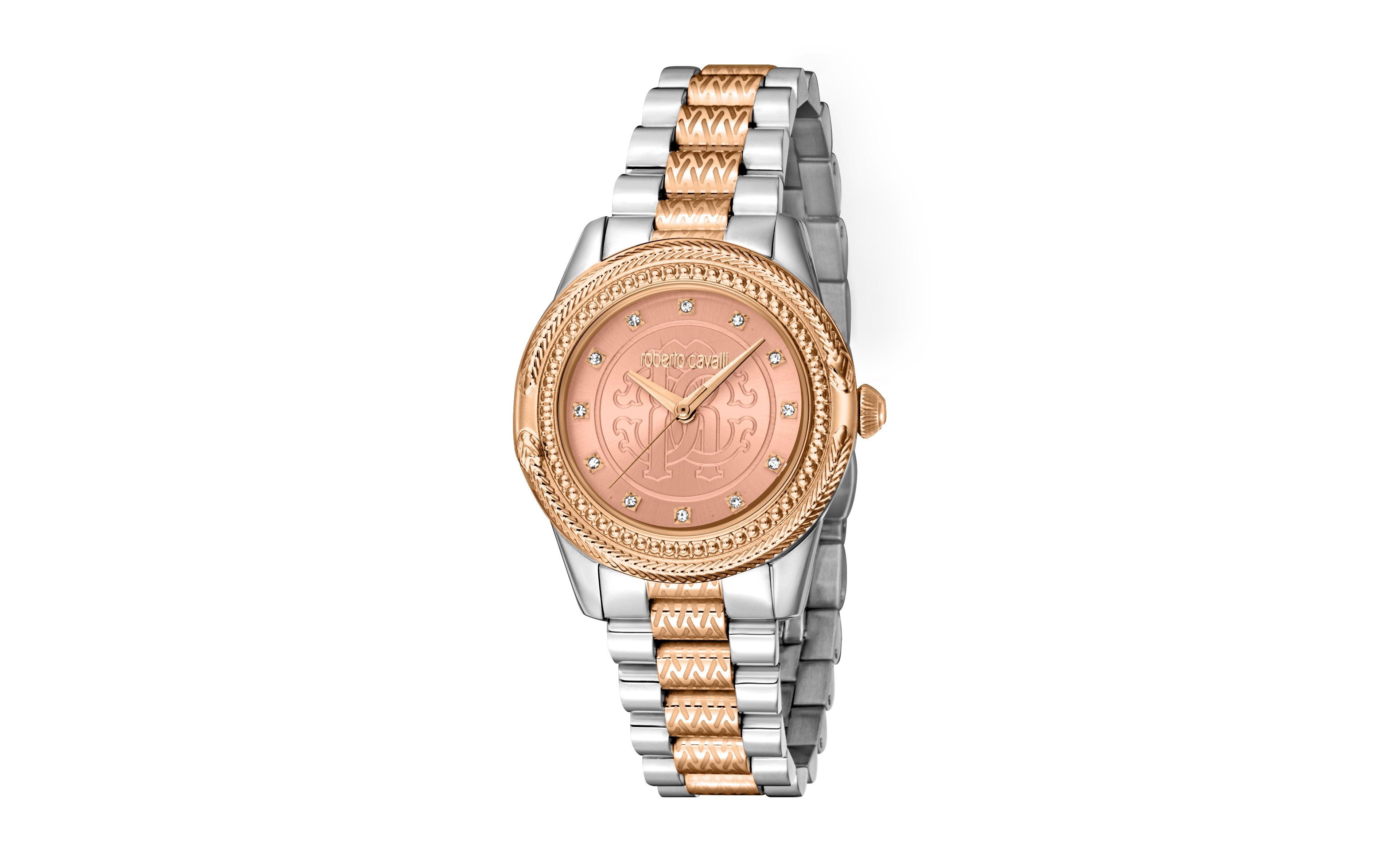 Roberto Cavalli Women's Snake Core Quartz Stainless Steel Bracelet Watch