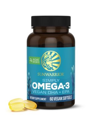 Omega-3 Algae Oil Softgels, 550 Milligram Omega-3s with DHA and EPA, 60 Softgels