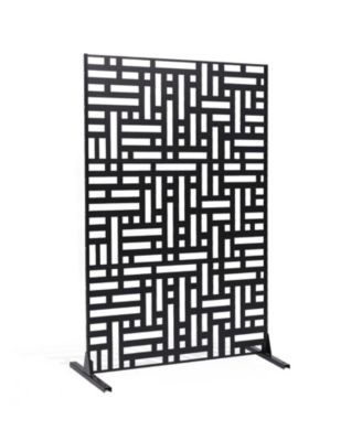 3 Panel Freestanding Privacy Screen for Indoor Outdoor Spaces