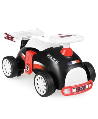 Police-Themed Toddler Foot-to-Floor Music Ride-On Push Car, Ages 19-36 Months