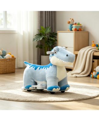 6V Dinosaur Ride-On Toy with Forward Drive, Ages 18-36 Months