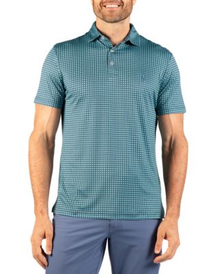 Men's Square Geo Performance Polo