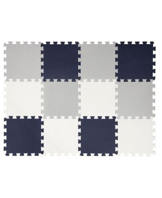 Interlocking Foam Tile Playmat, 12-Piece