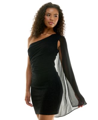 Women's One Shoulder Little Black Dresses