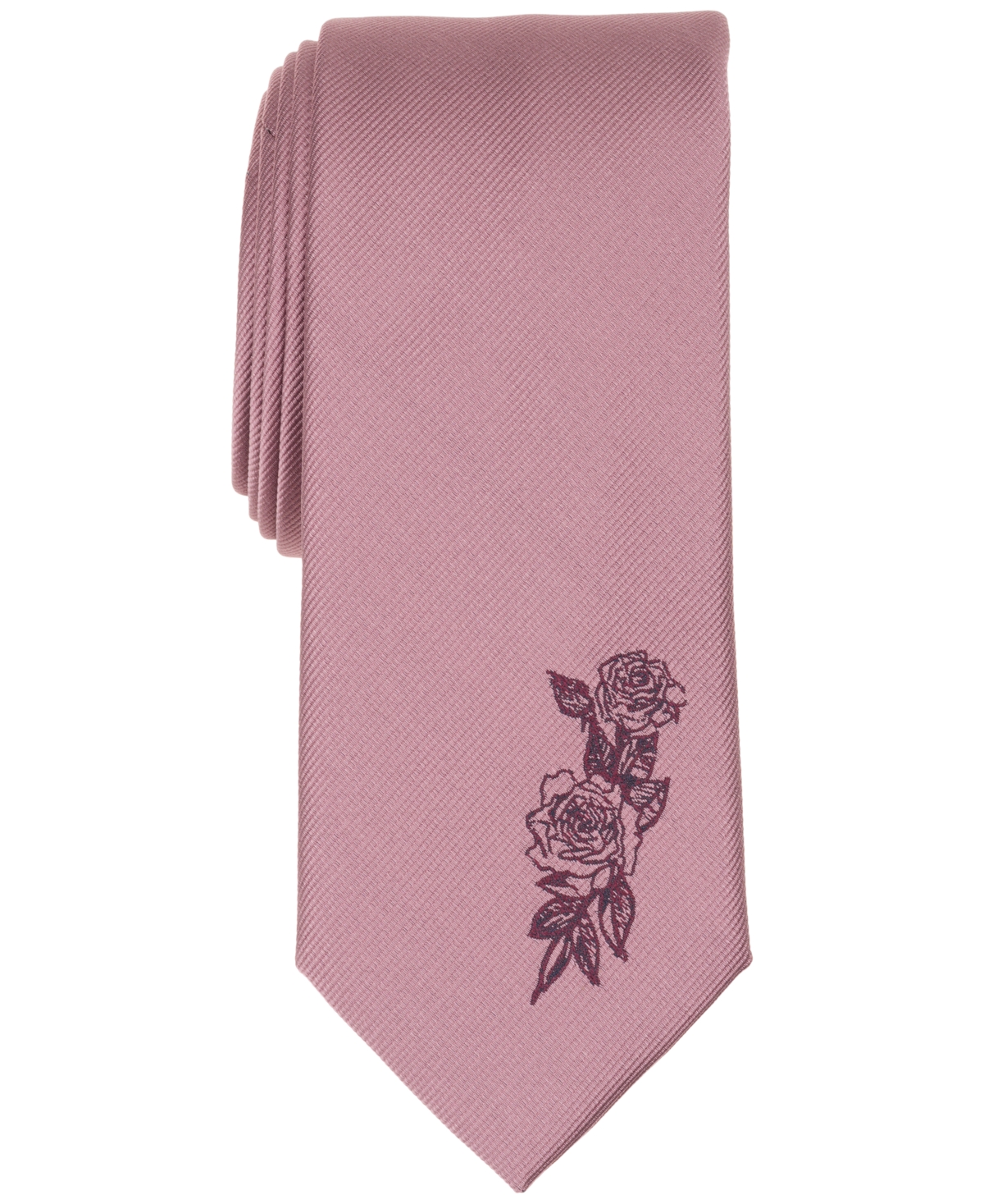 Bespoke Fashion Women's La Femme Rose Pattern Necktie