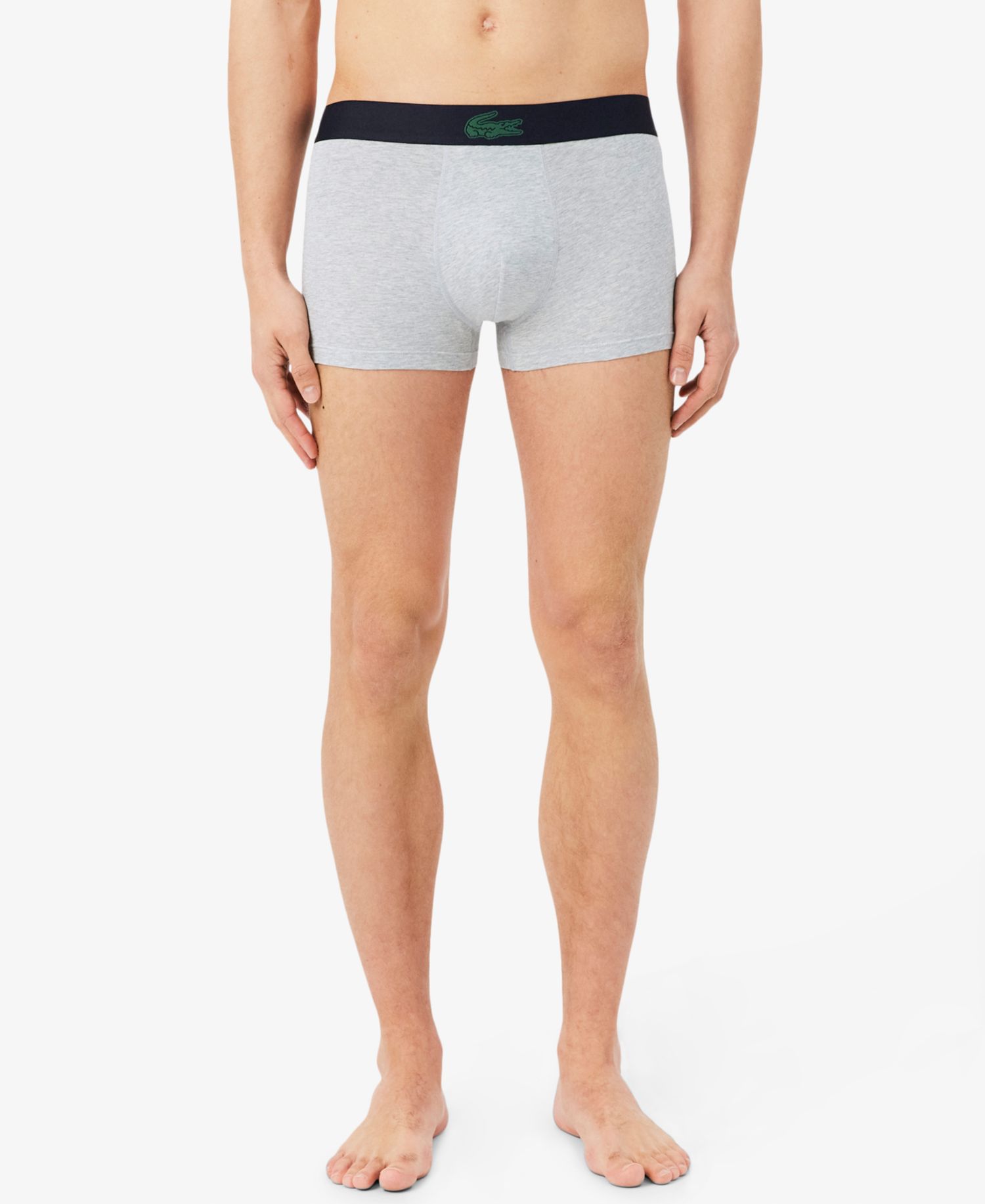 Men's Regular-Fit Stretch Mini Croc Trunks, 3-Pack