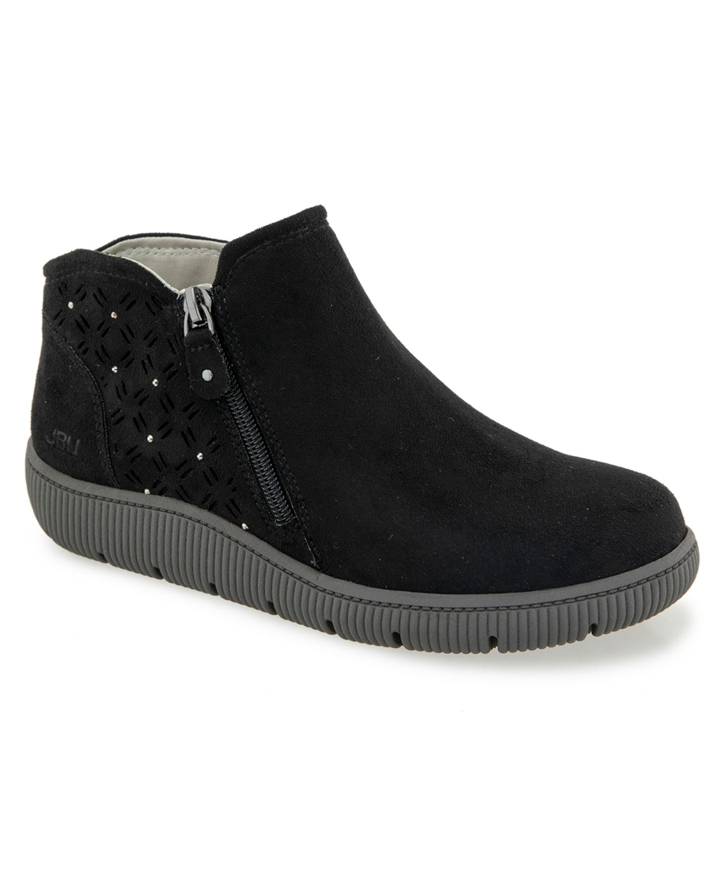 Женские ботинки JBU Bailey Zipper Casual Booties, цвет: Чёрный — фото 1