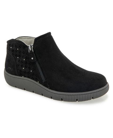 Женские ботинки JBU Bailey Zipper Casual Booties, цвет: Чёрный