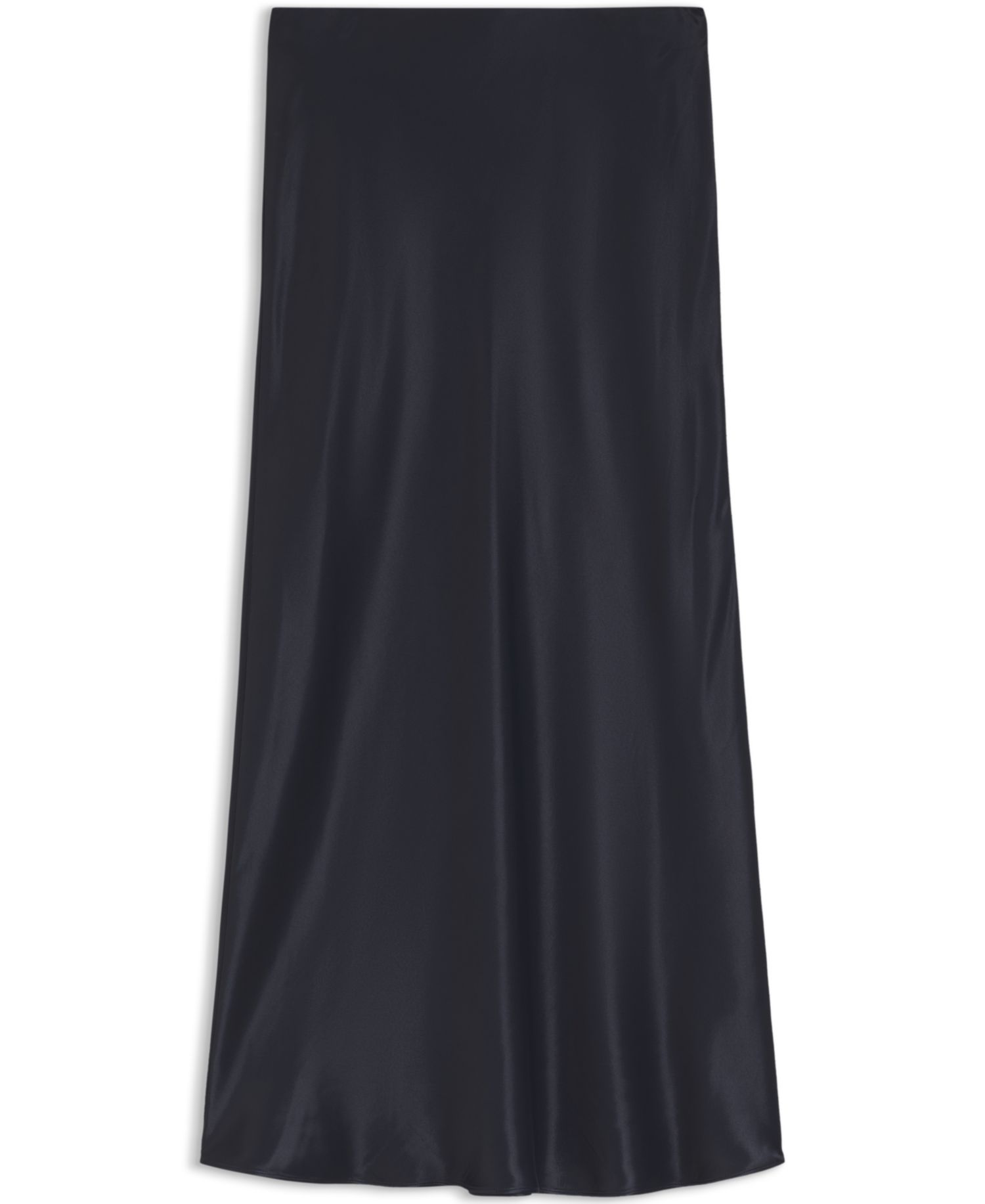 BOSS by Women's Satin A-Line Midi Skirt