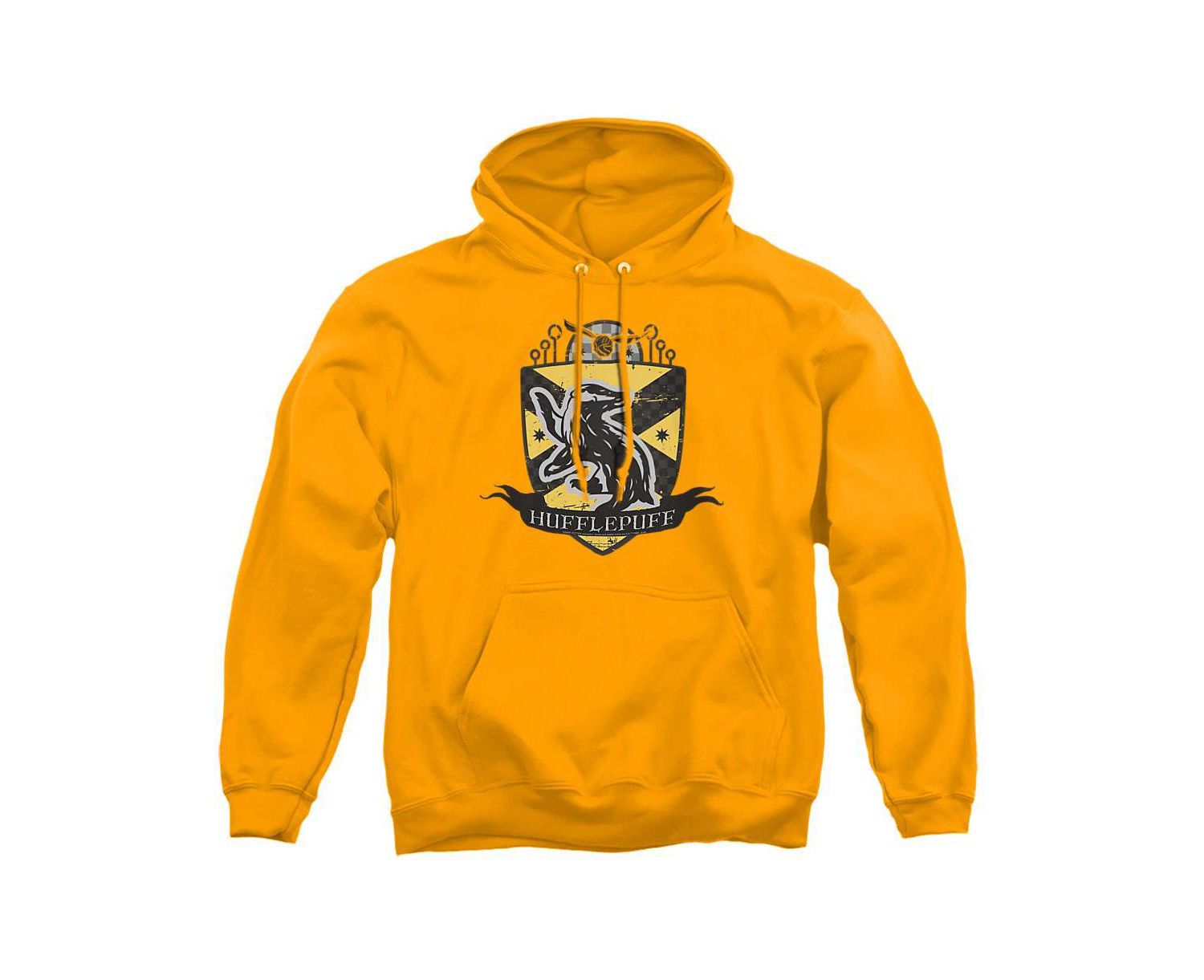 Men's Hufflepuff Quidditch Crest Pull-Over Hoodie