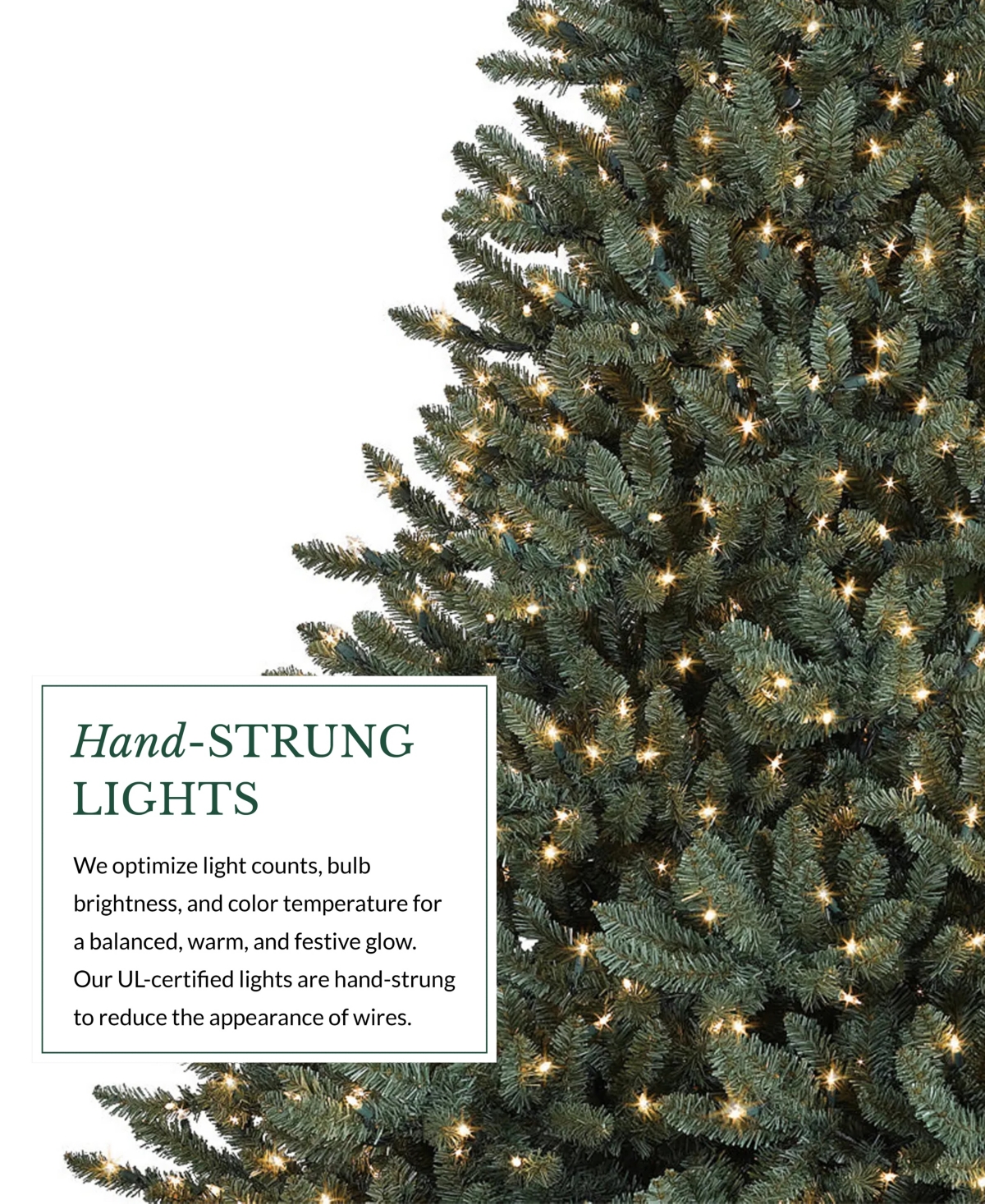 Balsam Hill 7.5 ft Pre-Lit Classic Spruce Tree