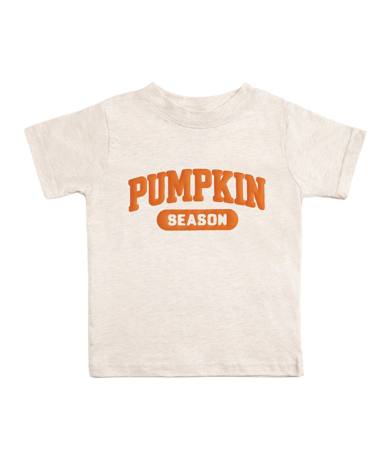 Little Boys Pumpkin Season Puff Ink Short Sleeve T-Shirt