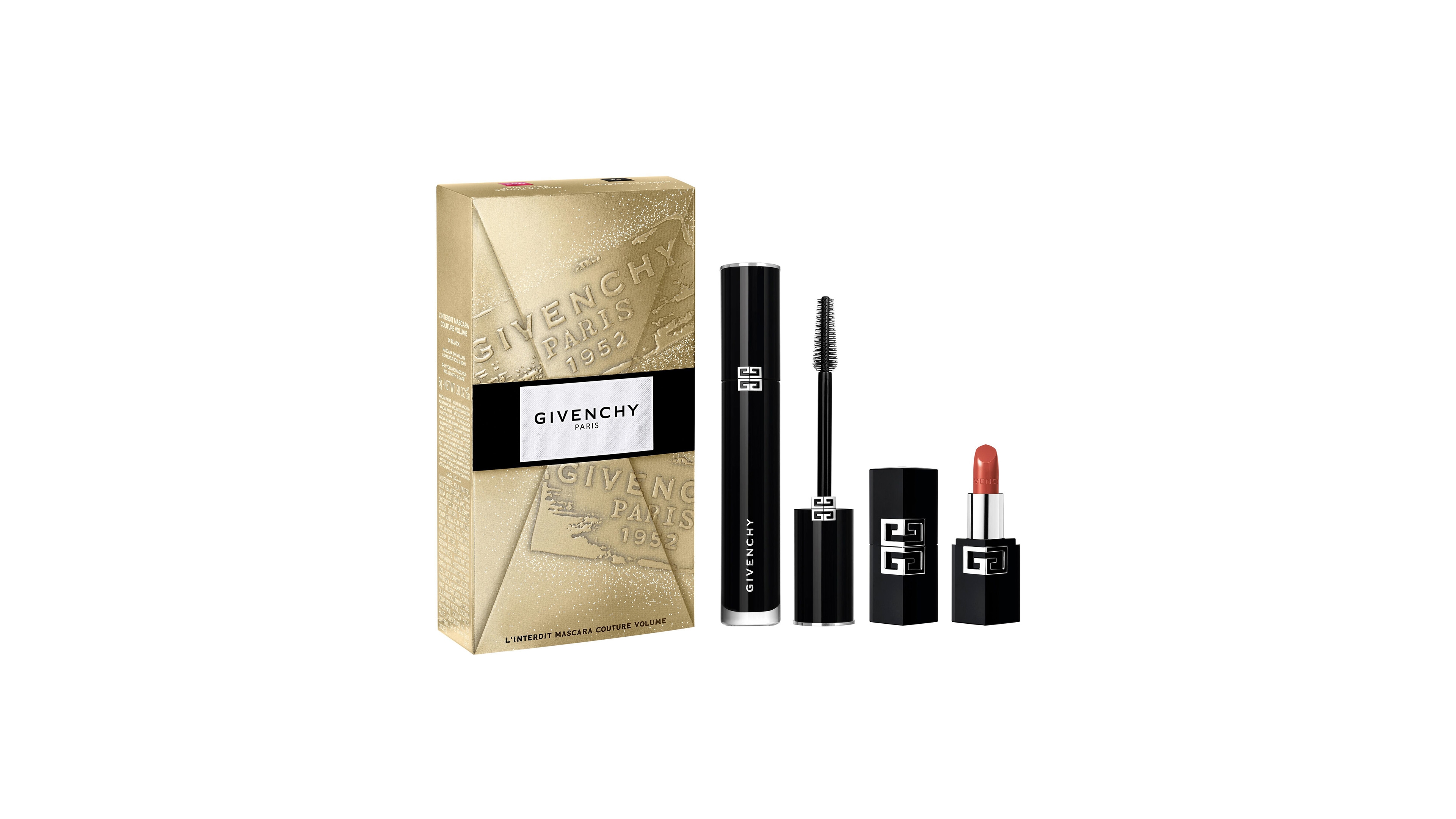 Givenchy 2-Piece L'Interdit Couture Volume Mascara + Mini Le Rouge Lipstick Set