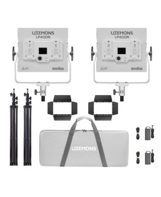 Litemons LP400R 36W RGB LED 2-Light Panel Kit