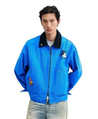 Men's Printed Mickey Zip-Up Jacket