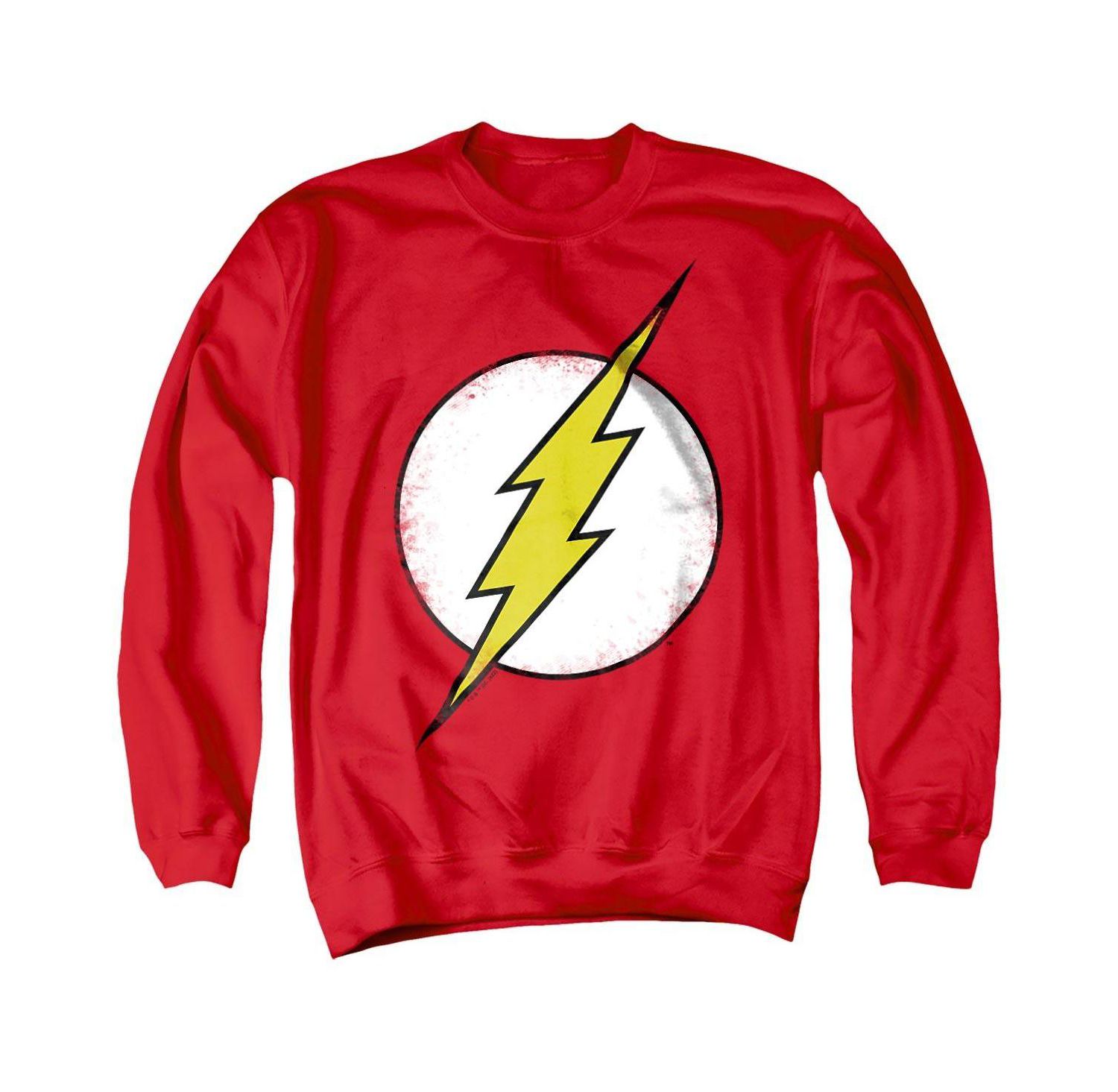 Men's The Distressed Graphic Long-Sleeve Crewneck Sweatshirt