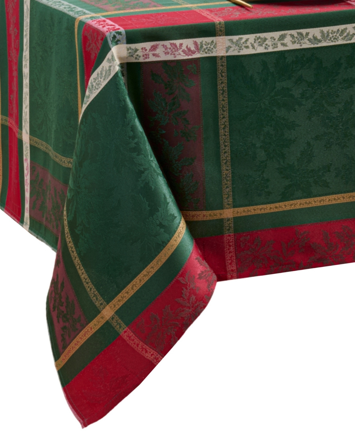 Elrene Merry and Festive Jacquard Tablecloth