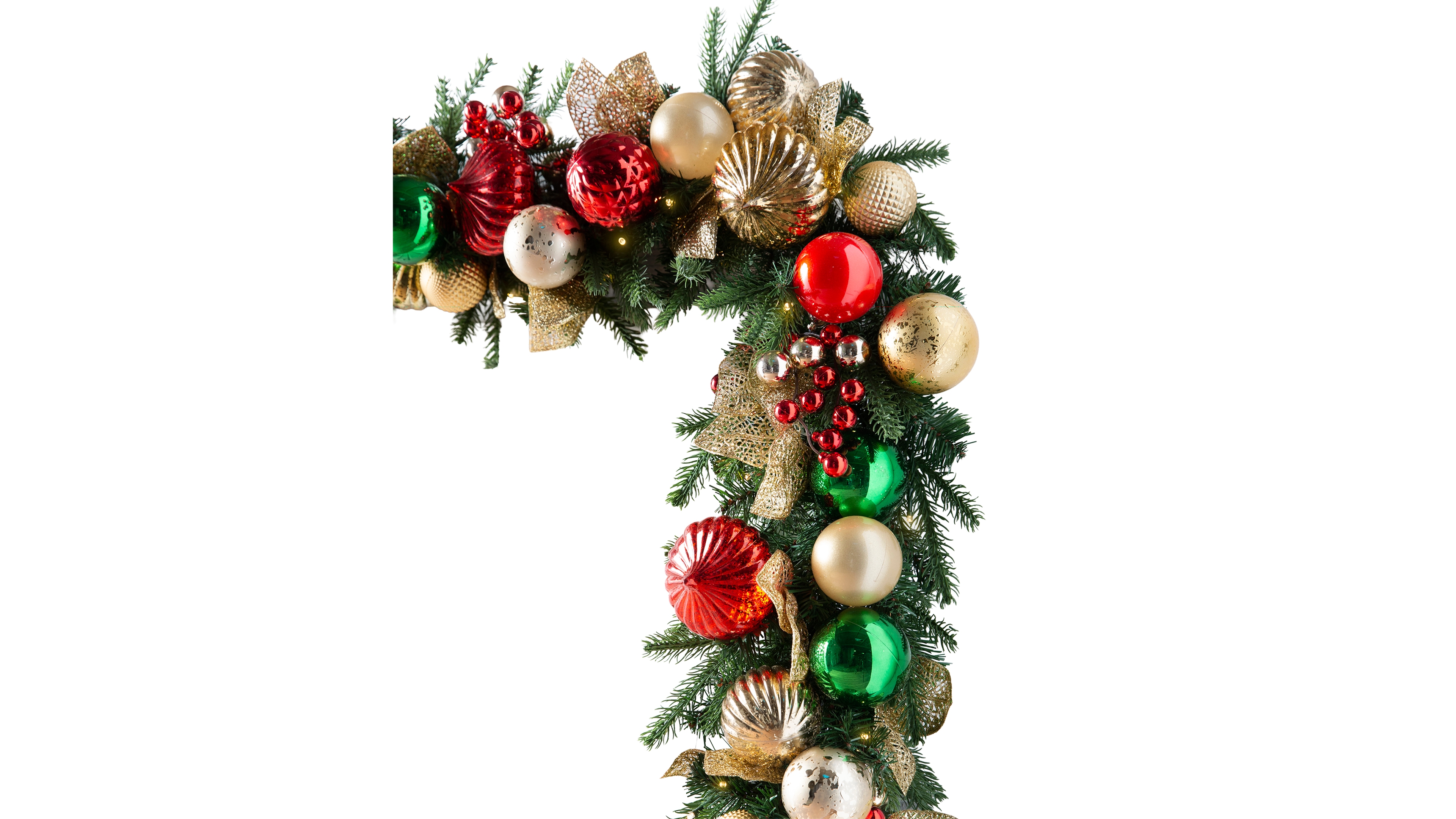 Balsam Hill 120" Merry and Bright Christmas Garland