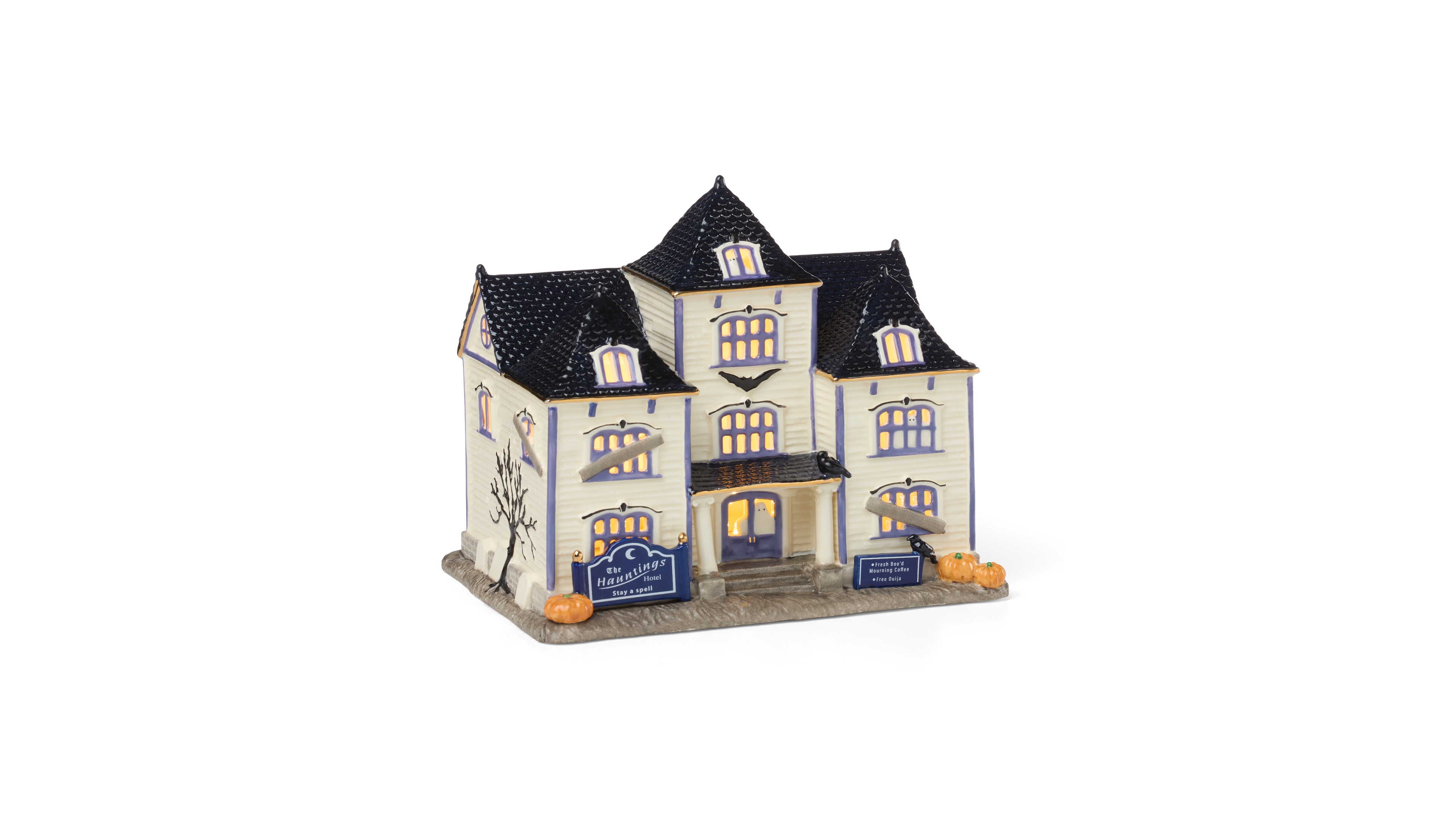 Lenox Vintage Halloween Hotel Light-Up Figurine