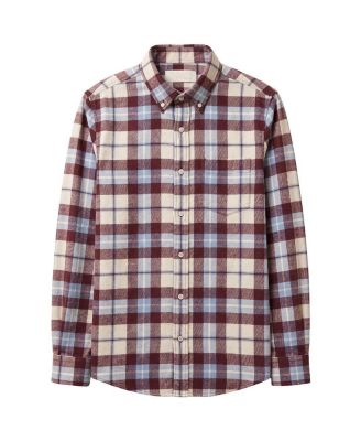 Little and Big Boys' XXS - XL Organic Long Sleeve Flannel Shirt