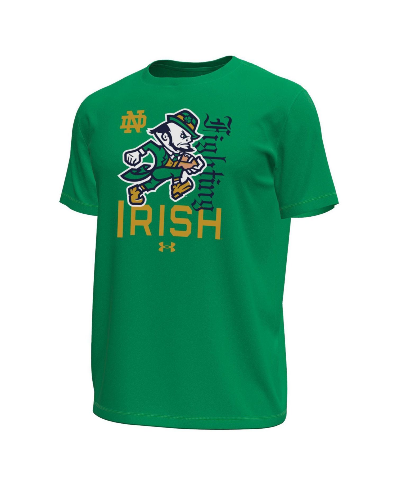 Men's Notre Dame Fighting Irish Wear Green Tech Stretch Loose-Fit T-Shirt
