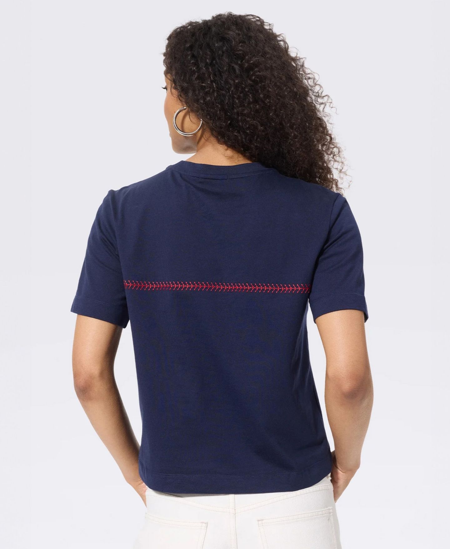 Женская футболка Terez New York Yankees Baseball-Stitch — фото 4