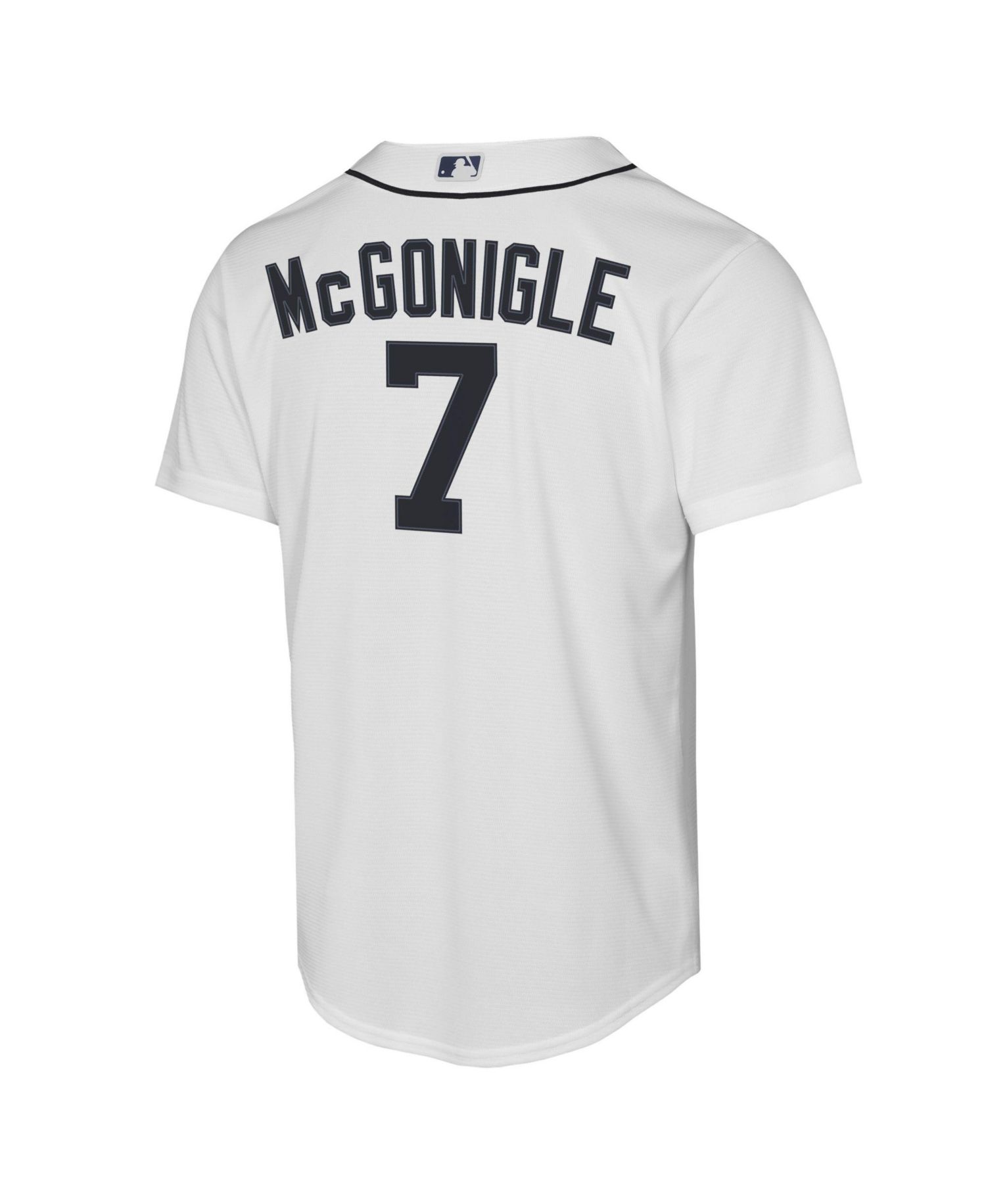 Big Boys and Girls Kevin McGonigle White Detroit Tigers Home Replica Jersey