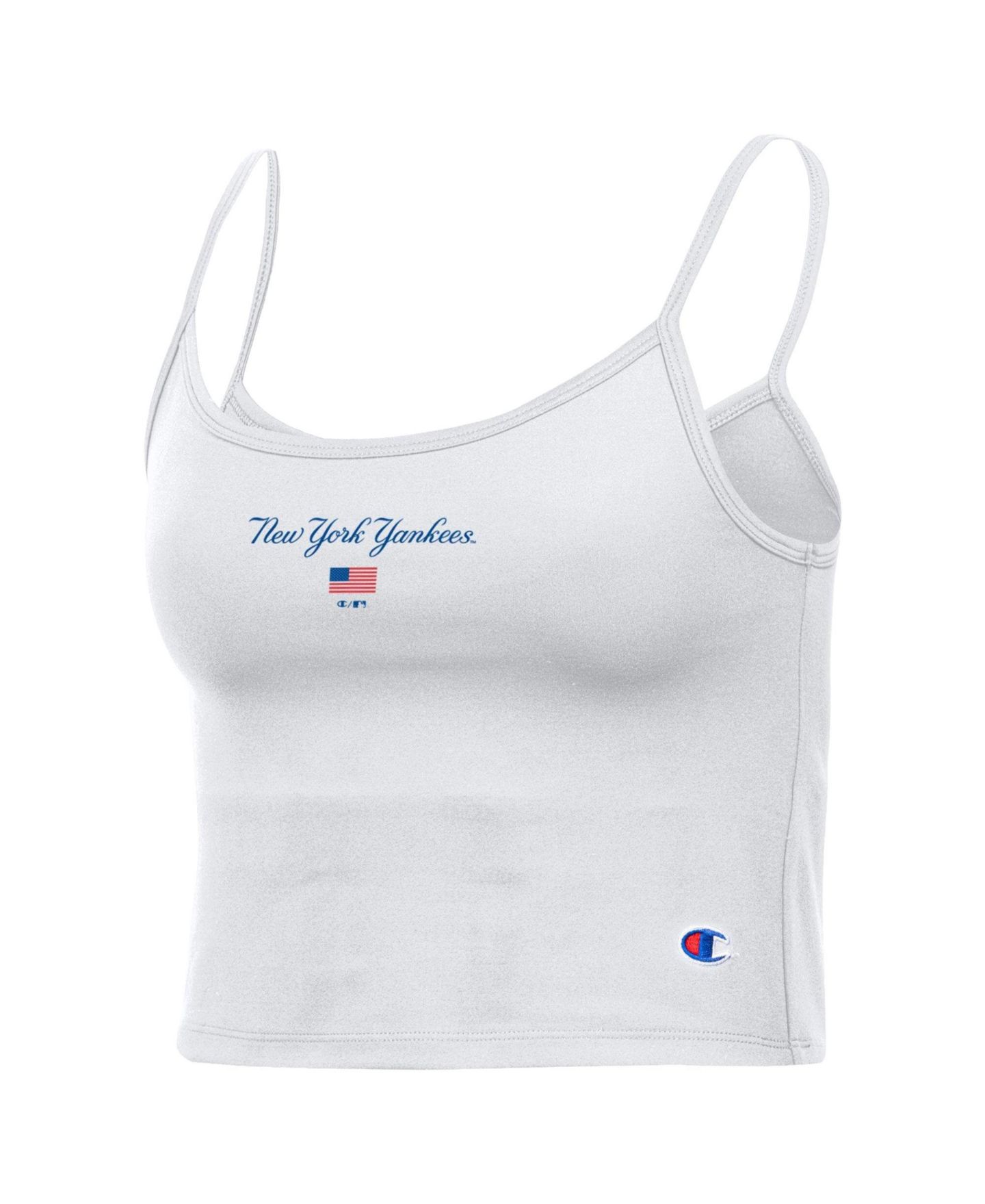Женский топ Champion New York Yankees Scoop Neck Built-in Bra Tank Top — фото 3