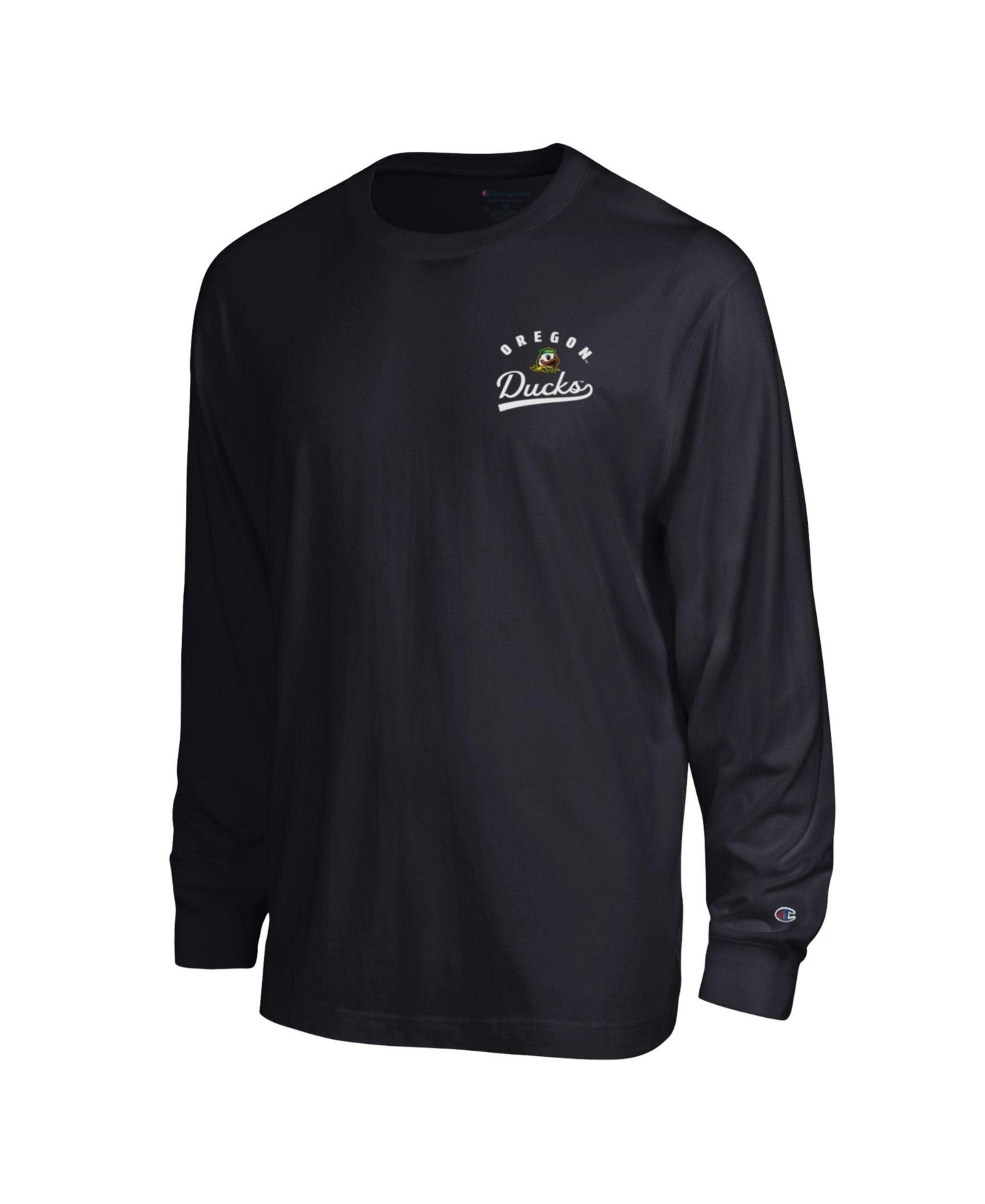 Мужская футболка Champion Black Oregon Ducks Laminated All-Star Long Sleeve — фото 3