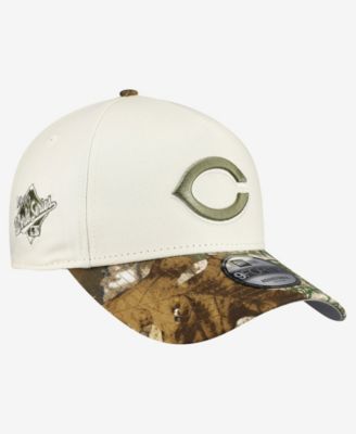 Men's Khaki/Realtree Camo Cincinnati Reds 9FORTY A-Frame Adjustable Hat