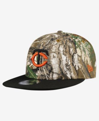 Men's Camo Minnesota Twins Realtree Orange Pop 9FIFTY Snapback Hat