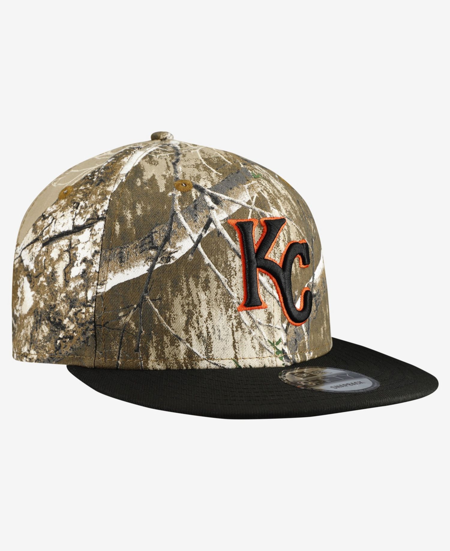 Men's Camo Kansas City Royals Realtree Orange Pop 9FIFTY Snapback Hat