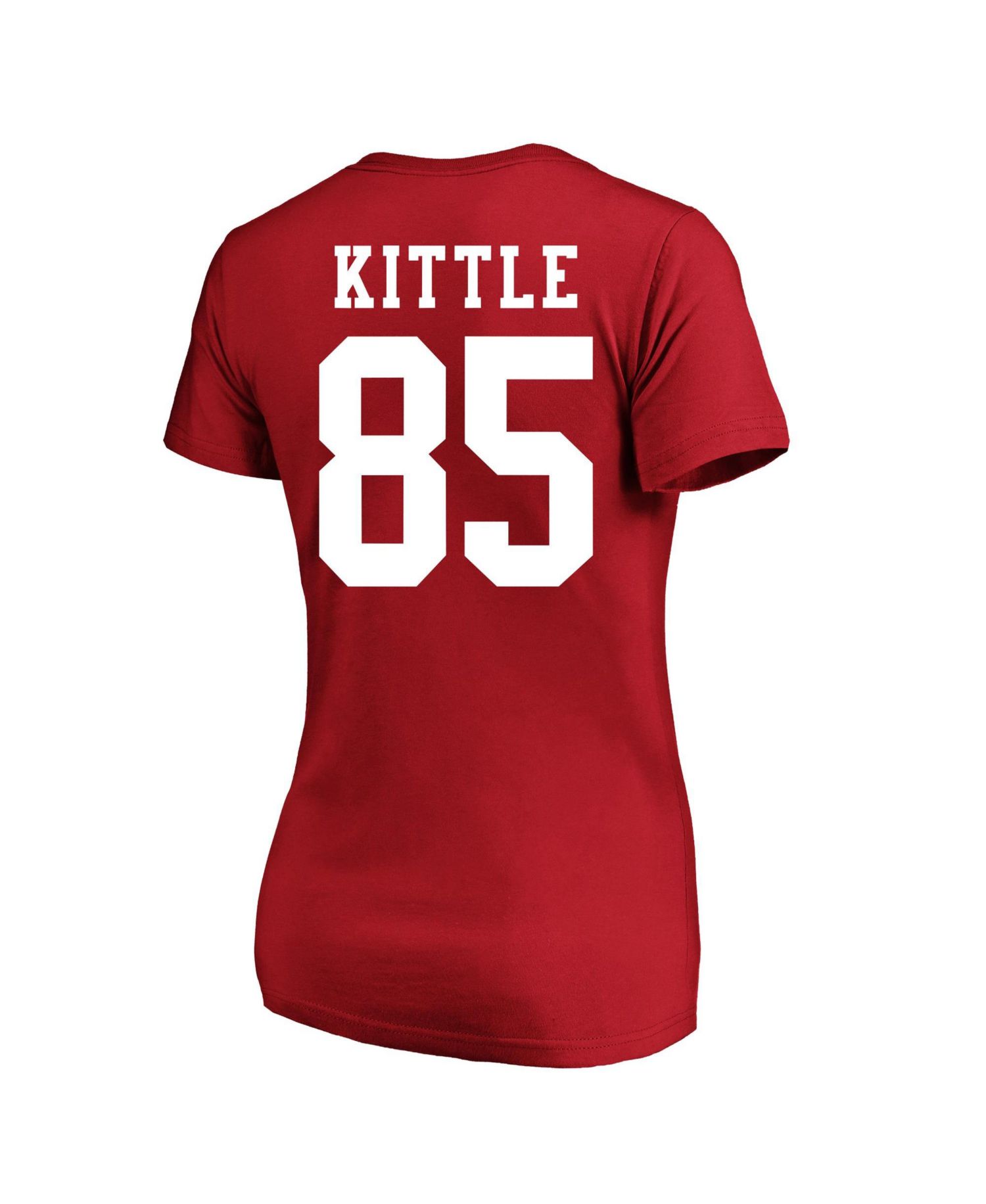 Plus Size San Francisco 49ers George Kittle V-Neck T-Shirt