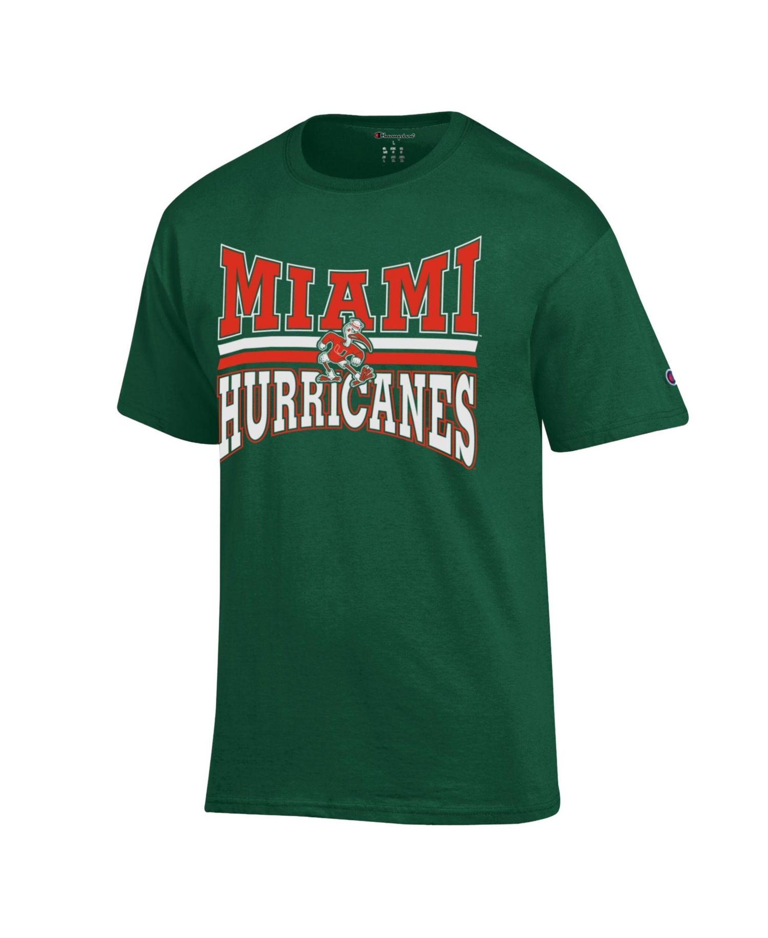 Men's Miami Hurricanes Team Zoom Classic-Fit T-Shirt