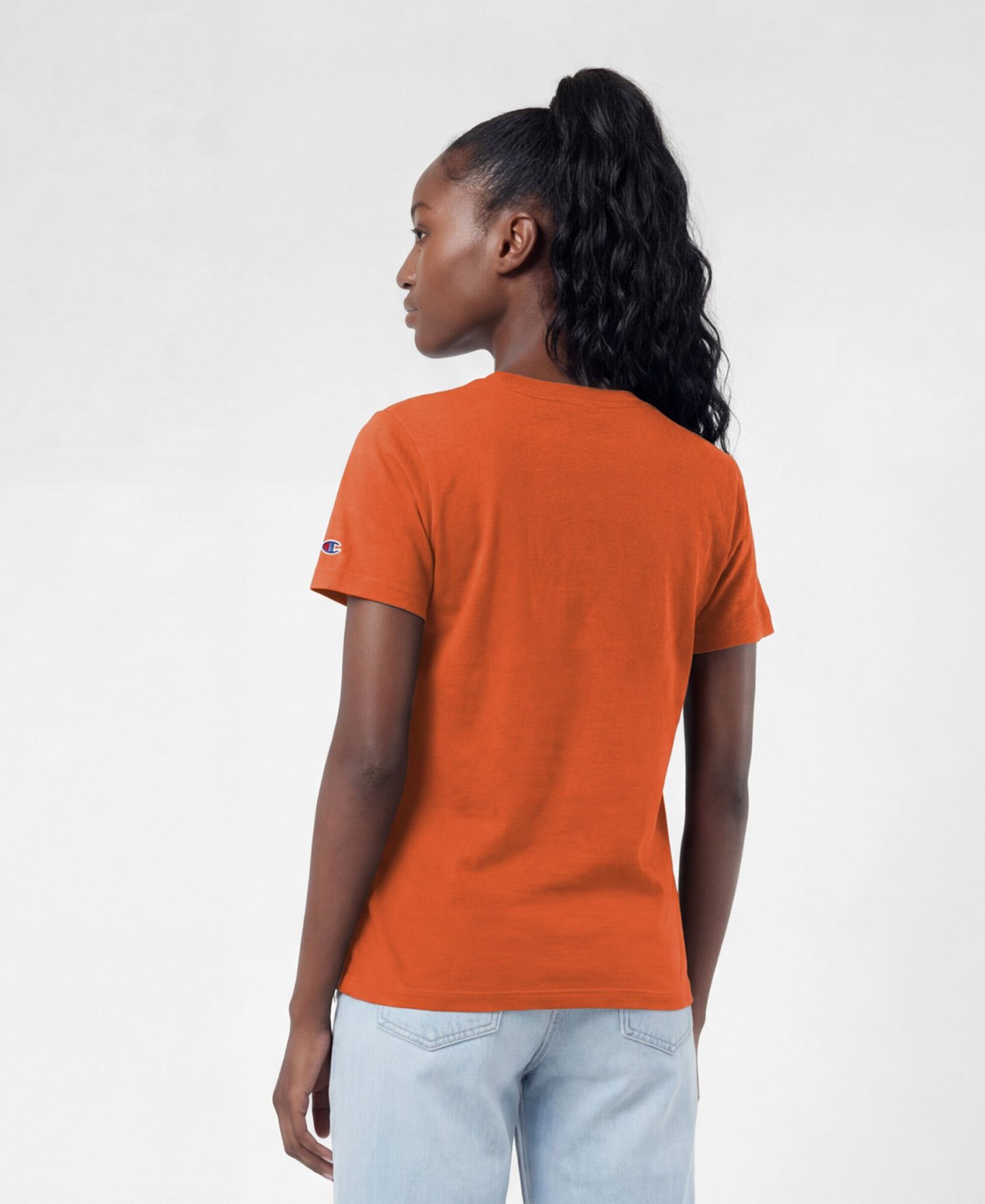 Women's Clemson Tigers Crewneck Cotton-Blend T-Shirt