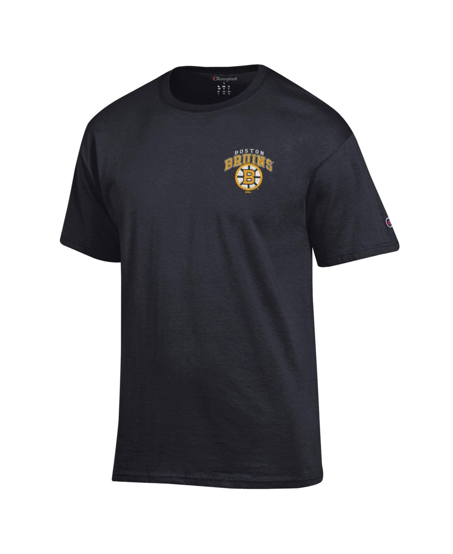 Men's Black Boston Bruins Stick With It Jersey T-Shirt