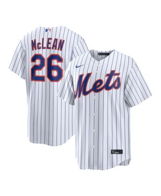 Men's New York Mets Nolan McLean Home Replica Loose Fit V-Neck Jersey