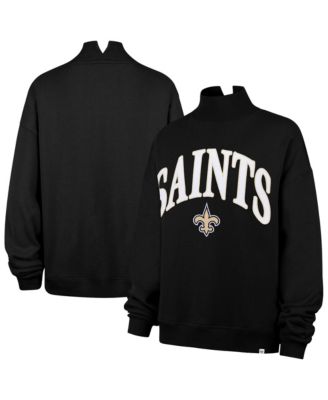 Women's New Orleans Saints Oversized Vantage Mock-Neck Sweatshirt