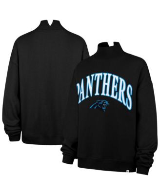 Women's Vantage Carolina Panthers Oversized Mock Neck Sweatshirt