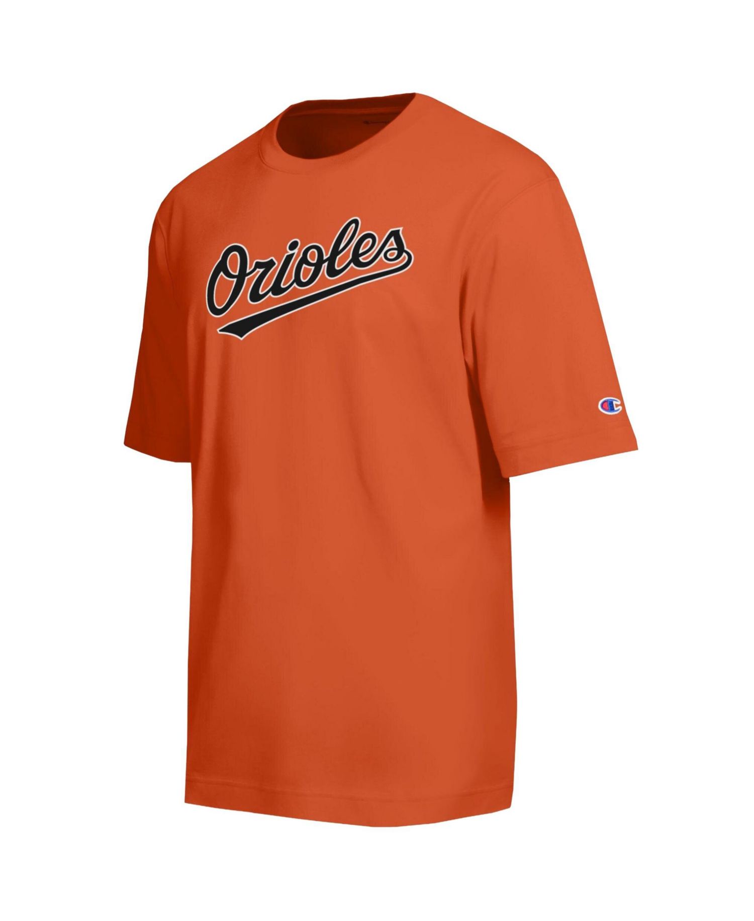 Men's Orange Baltimore Orioles All Star Chenille Wordmark T-Shirt