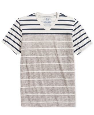 American Rag - Men's Two Tone Stripe T-Shirt
