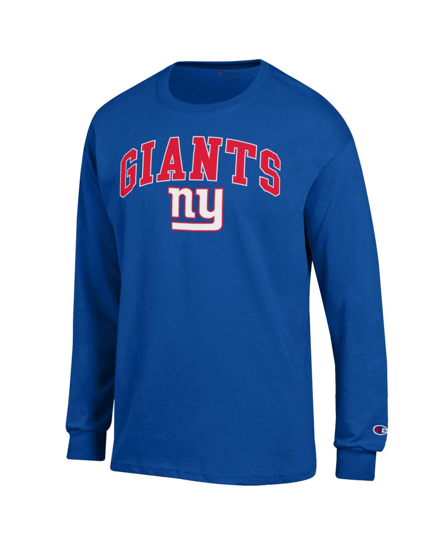 Men's New York Giants Arch Over Logo Long-Sleeve T-Shirt
