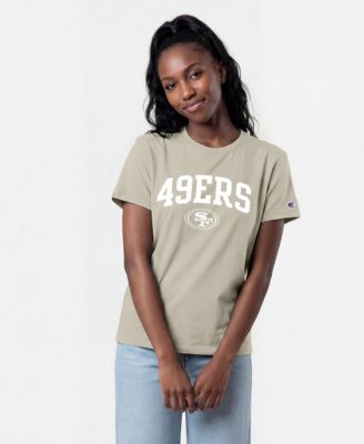 Women's San Francisco 49ers Cocoa Butter Screen-Print Graphics T-Shirt