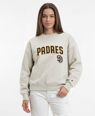 Women's San Diego Padres Relaxed-Fit Dropped-Shoulder Screen-Print Sweatshirt