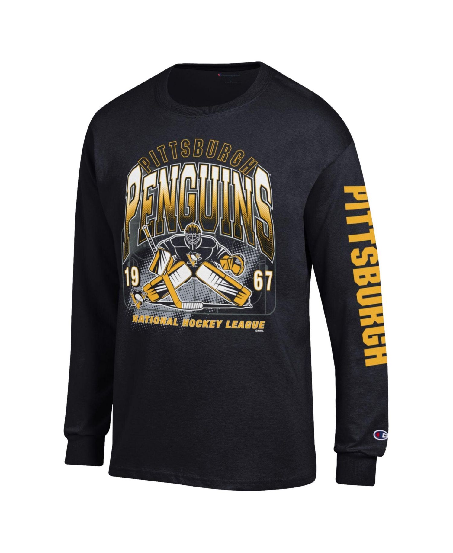 Men's Pittsburgh Penguins Long Sleeve Jersey T-Shirt