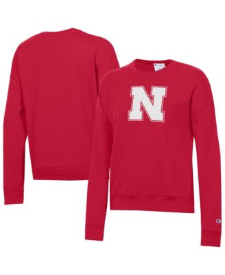 Women's Nebraska Huskers Powerblend Relaxed-Fit Graphic Sweatshirt