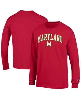 Men's Maryland Terrapins Arch Over Logo Long Sleeve T-Shirt